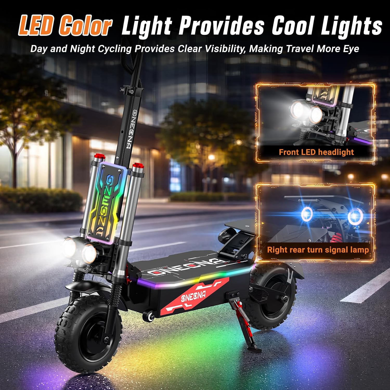 ONECNA GT8PRO – elektryczny sk – 60V 5600W Dual Motor Electric Scooter recenzja i cena