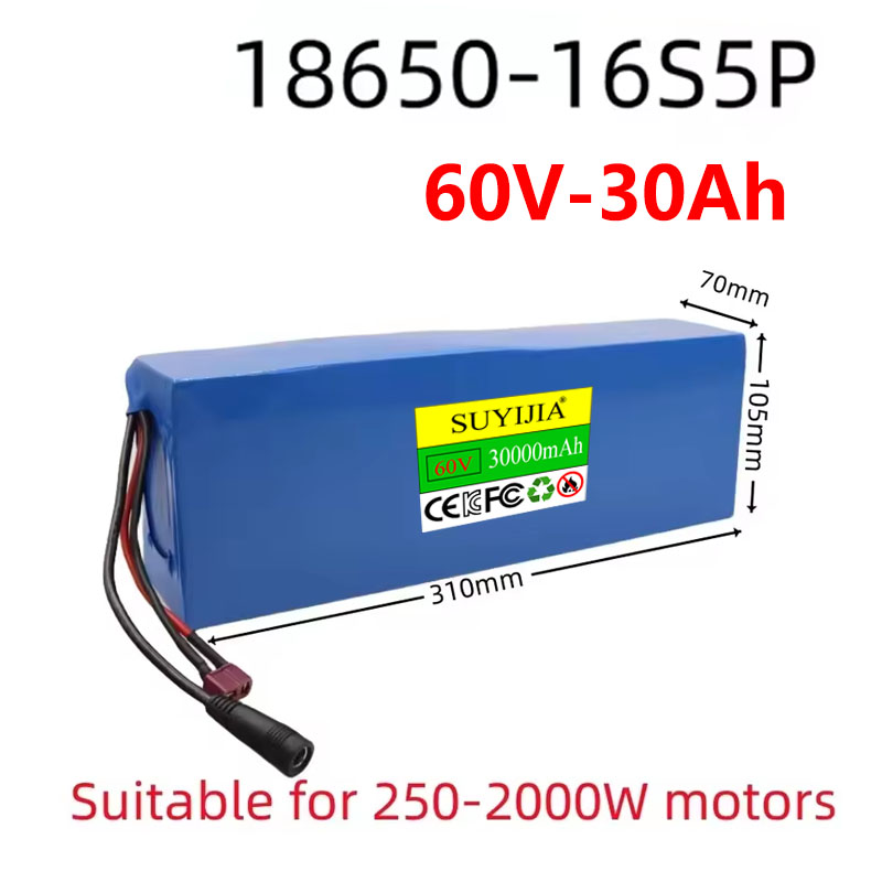Akumulator litowy z BMS do mot – 60V 30Ah Electric Scooter Battery recenzja i cena