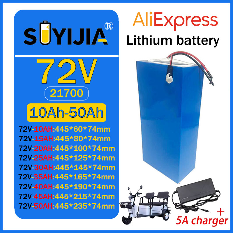 72V 50Ah 45Ah 20Ah 25Ah 30Ah 3 – 60V 30Ah Electric Scooter Battery recenzja i cena