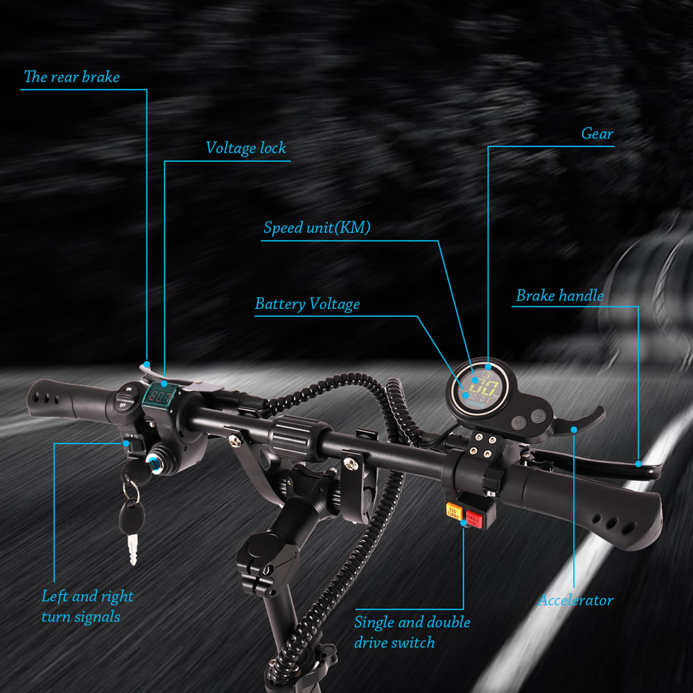 Hulajnoga elektryczna dla doro – 60V 5600W Dual Motor Electric Scooter recenzja i cena